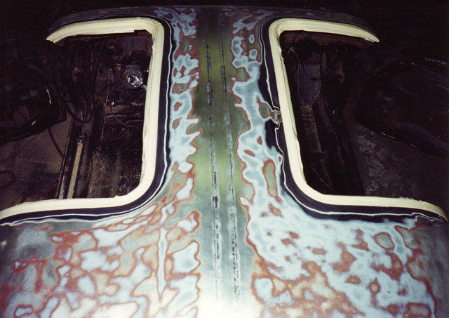 A true Bandit's original stripes are etched into the roof, bare metal. Even though it had been repainted a few times.