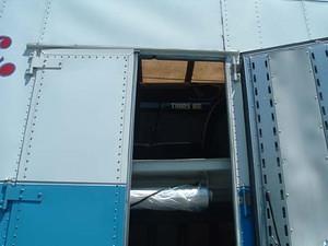 Delivery Day!  All packed up like a present and ready for unloading after the trip from South Carolina.