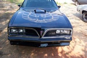 Photo from the ebay ad for my car.  That big bird and mean 77/78 nose had me hooked.  I bought the car sight unseen from my overseas location in Europe, and got lucky.