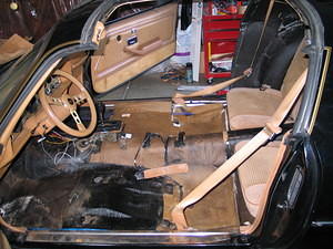 Carpet restoration - everything is removed!