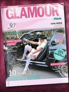 Glamour Mag cover