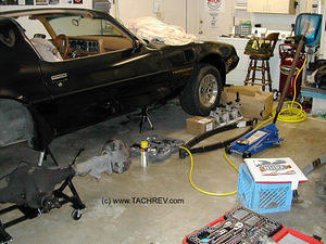 Y-84 Rear End Removal for a leaf-spring change out with new Eaton Detroit Springs and rebuild of the rearend.