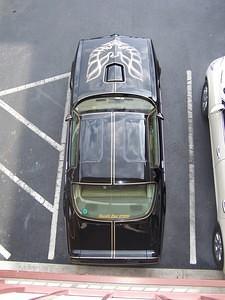 Lookin' down from third floor at hotel in 2009 on the BR09