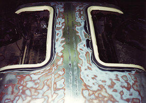 A true Bandit's original stripes are etched into the roof, bare metal. Even though it had been repainted a few times.