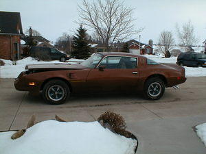 Side view, I just stuck the chrome tips on for the photo...they look a bit odd, I have to get the exhaust changed from the muffler back