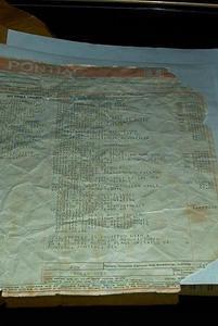 Here is the original window sticker (minus two corners).