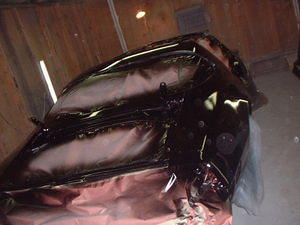 paint not sanded or buffed